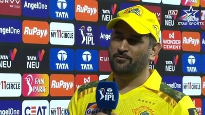 MS Dhoni spoke about his IPL future after CSK's win against KKR (X) MS Dhoni spoke about his IPL future after CSK's win against KKR (X)