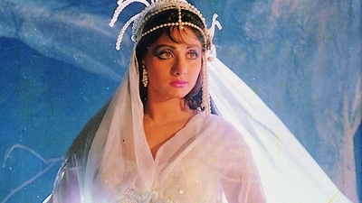 The film stars Sridevi as the titular ‘atiloka sundari’ (otherwordly beauty) - the daughter of Lord Indra named Indraja. The film stars Sridevi as the titular ‘atiloka sundari’ (otherwordly beauty) - the daughter of Lord Indra named Indraja.