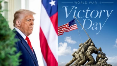 Donald Trump declares May 8 Victory Day for World War II (Truth Social ) Donald Trump declares May 8 Victory Day for World War II (Truth Social )