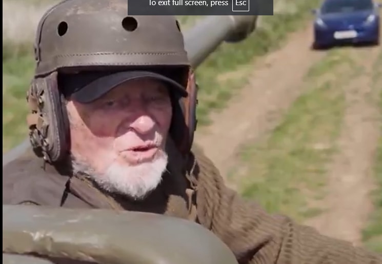 Who is Ken Turner? Anti-Musk WW2 veteran runs tank over Tesla on