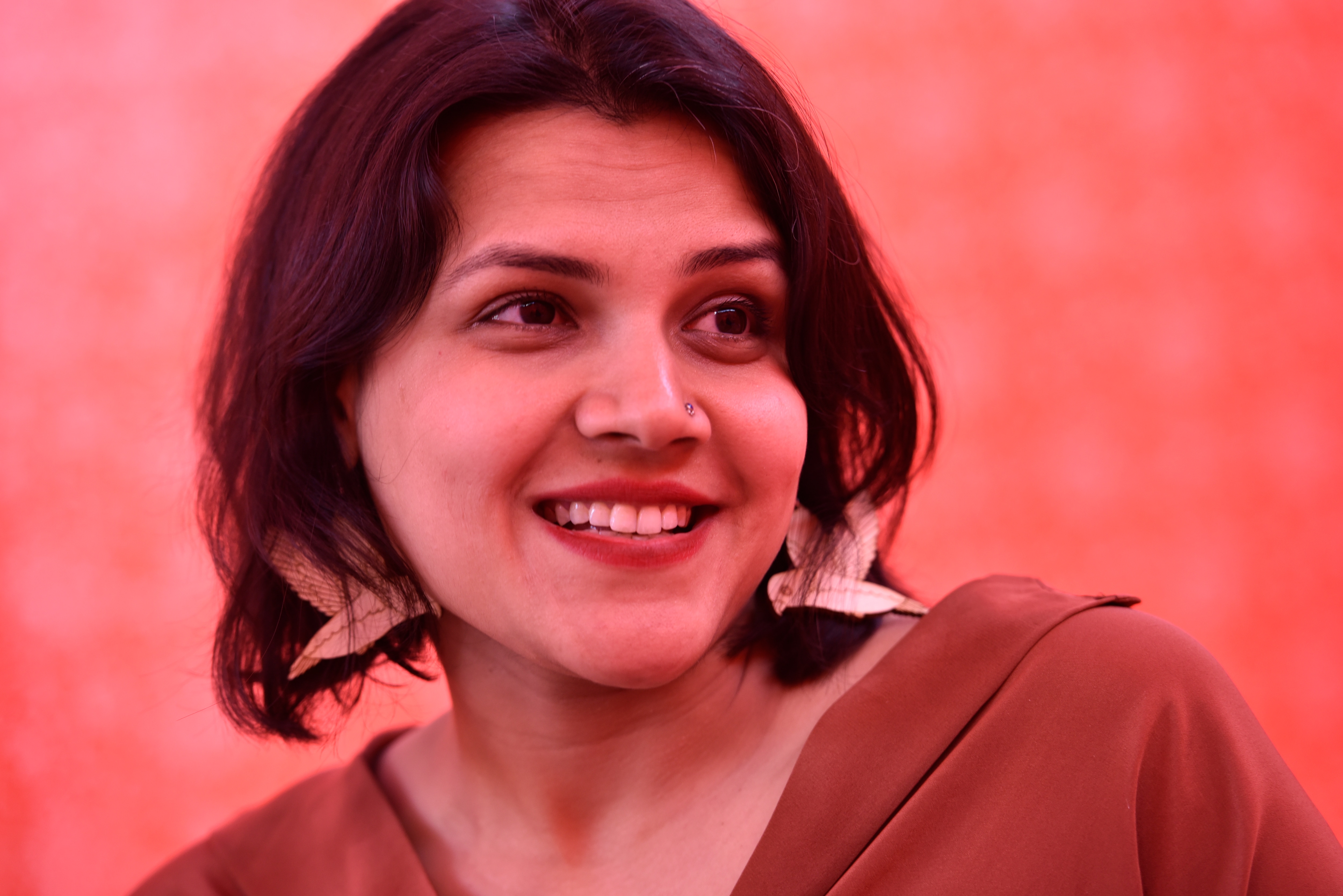 Anuradha Beniwal, author of Azaadi Mera Brand (Saumya Khandelwal/HT PHOTO)