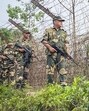 Border Security Force (BSF) personnel keep vigil along the Indo-Bangladesh border (ANI/ Representative Image)