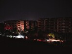 Chandigarh was also under black on Thursday evening.