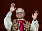 Newly elected Pope Leo XIV, Cardinal Robert Prevost of the United States appears on the balcony of St. Peter's Basilica, at the Vatican, May 8, 2025. REUTERS/Yara Nardi