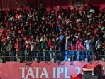 Spectators leave after the Indian Premier League (IPL) 2025 T20 cricket match between Punjab Kings and Delhi Capitals was suspended in Dharamsala, Spectators leave after the Indian Premier League (IPL) 2025 T20 cricket match between Punjab Kings and Delhi Capitals was suspended in Dharamsala,