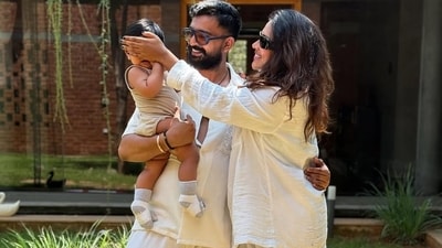 Amala Paul and Jagat Desai are parents to a baby boy. Amala Paul and Jagat Desai are parents to a baby boy.