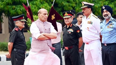 The government has decided to strengthen military presence across the country by deploying 14 of the 32 existing Territorial Army battalions (HT photo)