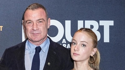 Liev Schreiber with his daughter Kai Liev Schreiber with his daughter Kai