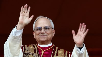 Newly elected Pope Leo XIV (REUTERS)