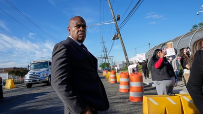 Newark Mayor Ras Baraka was detained at an ICE facility (AP) Newark Mayor Ras Baraka was detained at an ICE facility (AP)