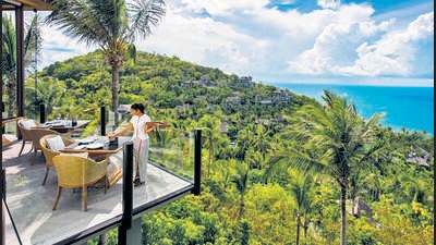 S3 of The White Lotus was shot in Four Seasons Koh Samui, causing room rates to rise through the roof. S3 of The White Lotus was shot in Four Seasons Koh Samui, causing room rates to rise through the roof.
