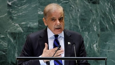 Pakistan's Prime Minister Shehbaz Sharif. (REUTERS)