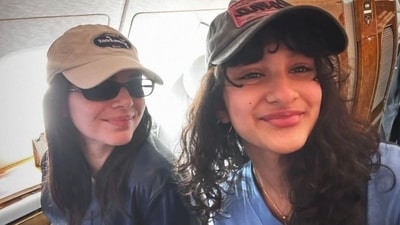Kendall Jenner and Sitara Ghattamaneni posed for a picture together.