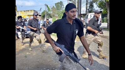 The SWAT, SOGs, Ghatak squads are generally brought in for VVIP duties, such as visits by the President and Prime minister. (HT File)