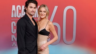FRISCO, TEXAS - MAY 08: EDITORIAL USE ONLY. (L-R) Chase Stokes and Kelsea Ballerini attend the 60th Academy of Country Music Awards at Omni Frisco Hotel at The Star on May 08, 2025 in Frisco, Texas. Jason Kempin/Getty Images/AFP (Photo by Jason Kempin / GETTY IMAGES NORTH AMERICA / Getty Images via AFP) (Getty Images via AFP) FRISCO, TEXAS - MAY 08: EDITORIAL USE ONLY. (L-R) Chase Stokes and Kelsea Ballerini attend the 60th Academy of Country Music Awards at Omni Frisco Hotel at The Star on May 08, 2025 in Frisco, Texas. Jason Kempin/Getty Images/AFP (Photo by Jason Kempin / GETTY IMAGES NORTH AMERICA / Getty Images via AFP) (Getty Images via AFP)