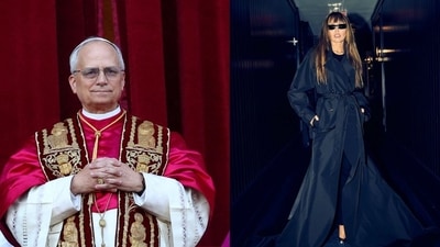 A viral claim that Pope Leo XIV endorsed Miley Cyrus' new track is debunked as his official account has no record of such a post. (REUTERS/Guglielmo Mangiapane, @MileyCyrus/X) A viral claim that Pope Leo XIV endorsed Miley Cyrus' new track is debunked as his official account has no record of such a post. (REUTERS/Guglielmo Mangiapane, @MileyCyrus/X)