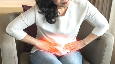 Period cramp is a common, throbbing pain that occurs during menstruation. (Shutterstock) Period cramp is a common, throbbing pain that occurs during menstruation. (Shutterstock)