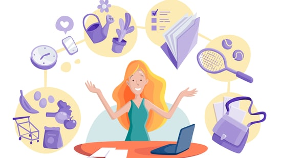 Busy moms can improve their nutrition with mindful eating practices. (Freepik)