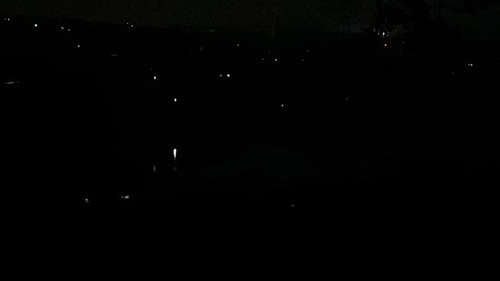 A city view during the blackout in Jammu on Friday. (Omar Abdullah - X)
