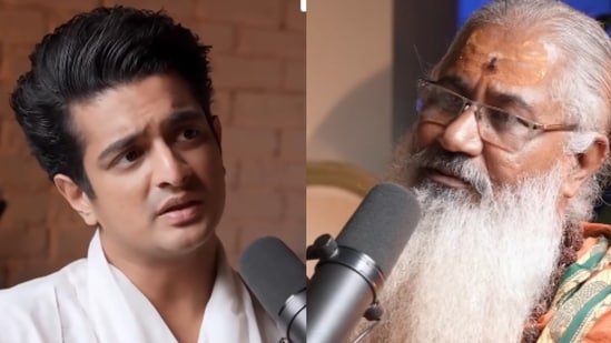 Swami Yo's TRS podcast clip with Ranveer Allahbadia, predicting war-like situations in May 2025, goes viral amid escalating India-Pak tensions (Photos: Instagram)