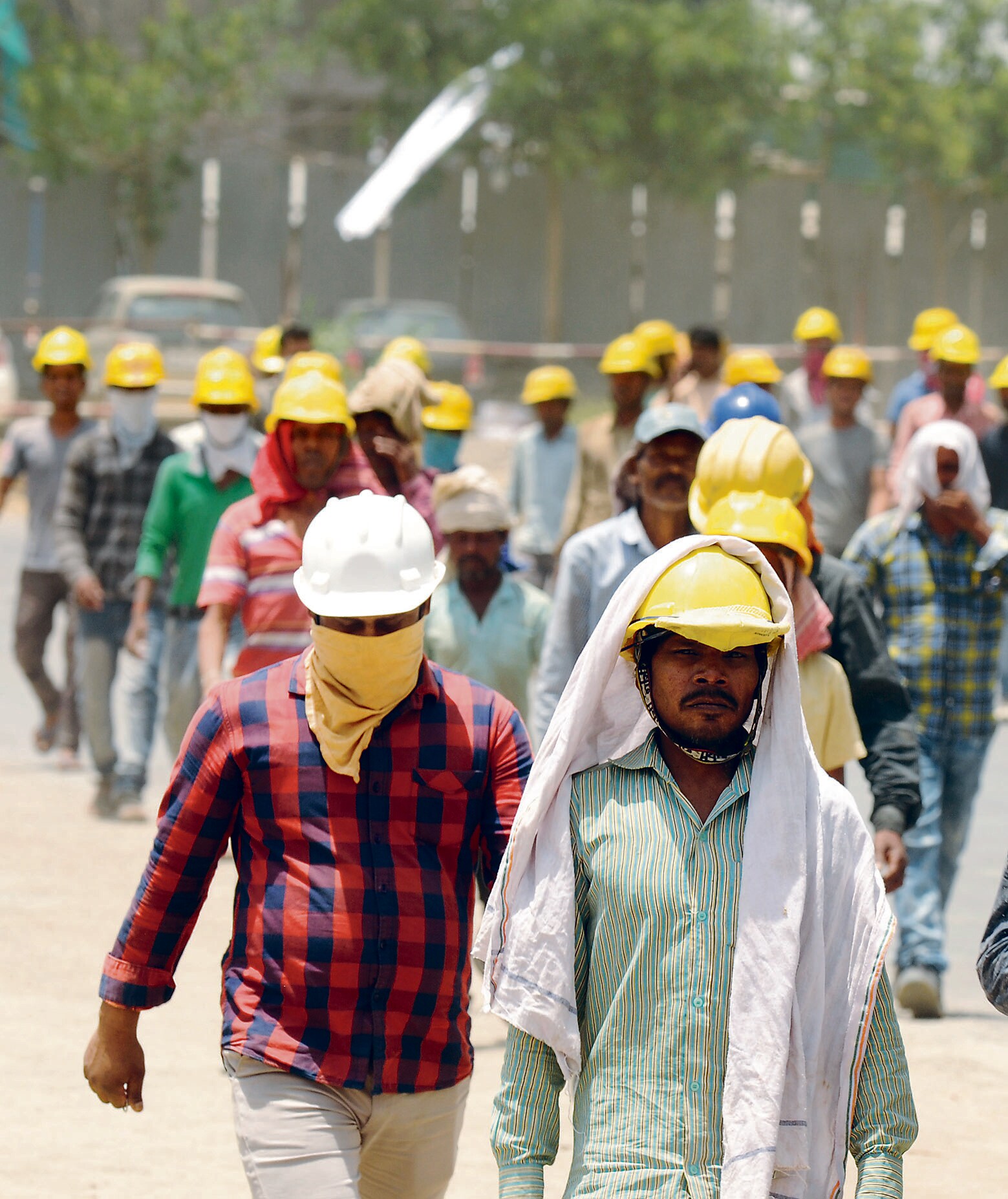 Construction workers in Gurugram. We don’t know the true toll of our heatwaves. ‘Many deaths occur outside the formal medical system, particularly among outdoor workers, the homeless and rural communities,’ says Apekshita Varshney, founder of the NGO HeatWatch. (HT Archives) Construction workers in Gurugram. We don’t know the true toll of our heatwaves. ‘Many deaths occur outside the formal medical system, particularly among outdoor workers, the homeless and rural communities,’ says Apekshita Varshney, founder of the NGO HeatWatch. (HT Archives)