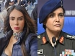 Colonel Sofiya Qureshi's (R) twin sister Dr Shyna Sunsara (L) is also a former Army cadet. Colonel Sofiya Qureshi's (R) twin sister Dr Shyna Sunsara (L) is also a former Army cadet.