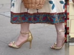 In order to wear heels, one needs a permit from City Hall.