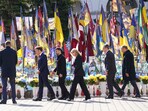 Four major European countries visited Kyiv, amid a push for Moscow to agree to a truce 