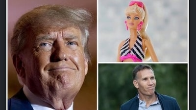 Trump's warning against Mattel comes as toys, especially Barbie dolls, have become a hot topic about tariffs and the trade policies of his administration. (AP/Getty)