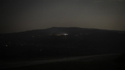 Jammu, May 09 (ANI): A view of the city during a blackout following multiple blasts in the city of Jammu on Friday. (REUTERS/ANI) (REUTERS)