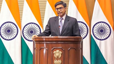 Foreign Secretary Vikram Misri speaks during a special briefing on Operation Sindoor, amid the ongoing India-Pakistan military conflict in New Delhi. (MEA) Foreign Secretary Vikram Misri speaks during a special briefing on Operation Sindoor, amid the ongoing India-Pakistan military conflict in New Delhi. (MEA)