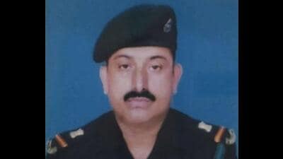 Subedar Major Pawan Kumar (HT Photo) Subedar Major Pawan Kumar (HT Photo)