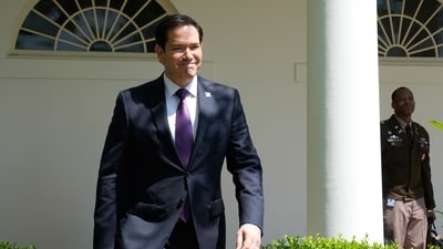 Marco Rubio confirmed that he and US Vice President JD Vance spent the past 48 hours with senior Indian and Pakistani officials, including Prime Ministers Narendra Modi and Shehbaz Sharif. (Bloomberg) Marco Rubio confirmed that he and US Vice President JD Vance spent the past 48 hours with senior Indian and Pakistani officials, including Prime Ministers Narendra Modi and Shehbaz Sharif. (Bloomberg)