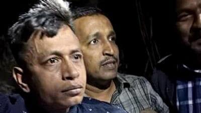 Thane, Jan 19 (ANI): Mumbai Police arrest Bangladeshi national Mohammad Shariful Islam Shahzad name changed to Vijay Das in the Saif Ali Khan attack case, in Thane on Saturday. (ANI Photo) (ANI) Thane, Jan 19 (ANI): Mumbai Police arrest Bangladeshi national Mohammad Shariful Islam Shahzad name changed to Vijay Das in the Saif Ali Khan attack case, in Thane on Saturday. (ANI Photo) (ANI)
