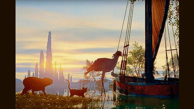 The animated film Flow is certainly about the cat, but the capybara is really the hero of the tale. A peaceful creature, it steps up when a stand must be taken, works to unite, and quietly inspires. The animated film Flow is certainly about the cat, but the capybara is really the hero of the tale. A peaceful creature, it steps up when a stand must be taken, works to unite, and quietly inspires.