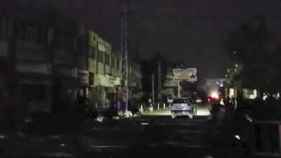 The attacks began Thursday night, targeting Ramgarh, Jaisalmer, and Pokhran, with Barmer joining the list of targets on Friday. (PTI) The attacks began Thursday night, targeting Ramgarh, Jaisalmer, and Pokhran, with Barmer joining the list of targets on Friday. (PTI)