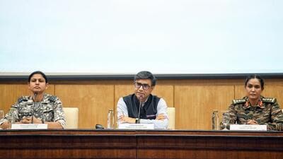 This was the fourth round of briefing on Operation Sindoor — India’s direct military response to the April 22 Pahalgam terror attack. (ANI) This was the fourth round of briefing on Operation Sindoor — India’s direct military response to the April 22 Pahalgam terror attack. (ANI)