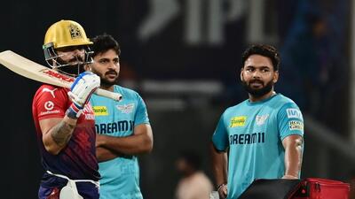 Virat Kohli with Rishabh Pant and Shardul Thakur during a training session in Lucknow on Thursday. (Deepak Gupta/HT) Virat Kohli with Rishabh Pant and Shardul Thakur during a training session in Lucknow on Thursday. (Deepak Gupta/HT)