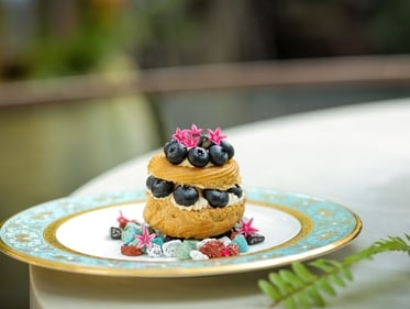 Summer berry Choux is the perfect gourmet dessert for your mom. (PC: Taj West End, Bengaluru) Summer berry Choux is the perfect gourmet dessert for your mom. (PC: Taj West End, Bengaluru)