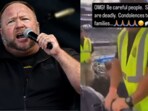 Alex Jones claimed a couple died of fentanyl overdose while watching a game at SoFi Stadium in California. Alex Jones claimed a couple died of fentanyl overdose while watching a game at SoFi Stadium in California.