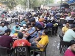 India-Pakistan ceasefire: Customers seen at an eatery as people resume normal activities in Amritsar on Sunday, a day after India and Pakistan agreed to a ceasefire. India-Pakistan ceasefire: Customers seen at an eatery as people resume normal activities in Amritsar on Sunday, a day after India and Pakistan agreed to a ceasefire.