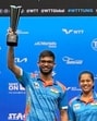 Diya Chitale and Manush Shah at the recent WTT Contender Tunis. (WTT)