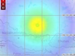 According to NCS, the earthquake hit at a depth of 10 kilometres with a latitude of 29.02 N and a longitude of 87.48 E.