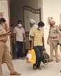 The rescued individuals being shifted to a government-run de-addiction centre in Bathinda on Sunday. (HT Photo) The rescued individuals being shifted to a government-run de-addiction centre in Bathinda on Sunday. (HT Photo)