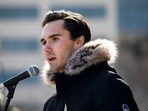 On Real Time with Bill Maher, David Hogg discussed the disconnect between the Democratic Party and young men.
REUTERS/Emily Elconin/File Photo/File Photo