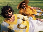 Designer duo Narresh Kukreja and Shivan Bhatiya model for HT City Showstoppers in their new collection. 