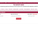 TS EAMCET Result 2025 OUT Live: Telangana EAPCET result out(Official website, screenshot)
