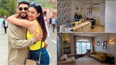 Farah Khan tours Gauahar Khan's stunning home on her YouTube channel. (YouTube/Farah Khan) Farah Khan tours Gauahar Khan's stunning home on her YouTube channel. (YouTube/Farah Khan)