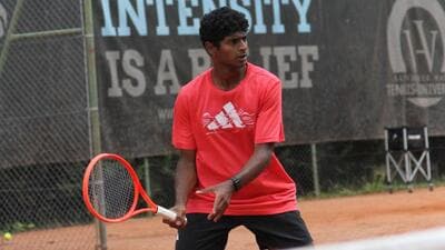 Aryan Shah reached the quarter-finals at th eChallenger tennis tournament in Abidjan, Ivory Coast to become the India No.2 in men’s singles. (HT) Aryan Shah reached the quarter-finals at th eChallenger tennis tournament in Abidjan, Ivory Coast to become the India No.2 in men’s singles. (HT)