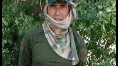 Border Security Force (BSF) constable Purnab Kumar Shaw (HT Photo)
